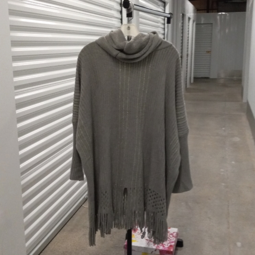 Comfy cozy sweater with big cowl neck.